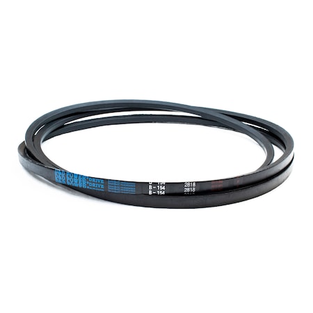 D&D B154 Classical V-Belt, 157 in Outside Length, 21/32 in Top Width, 1 Ribs B154